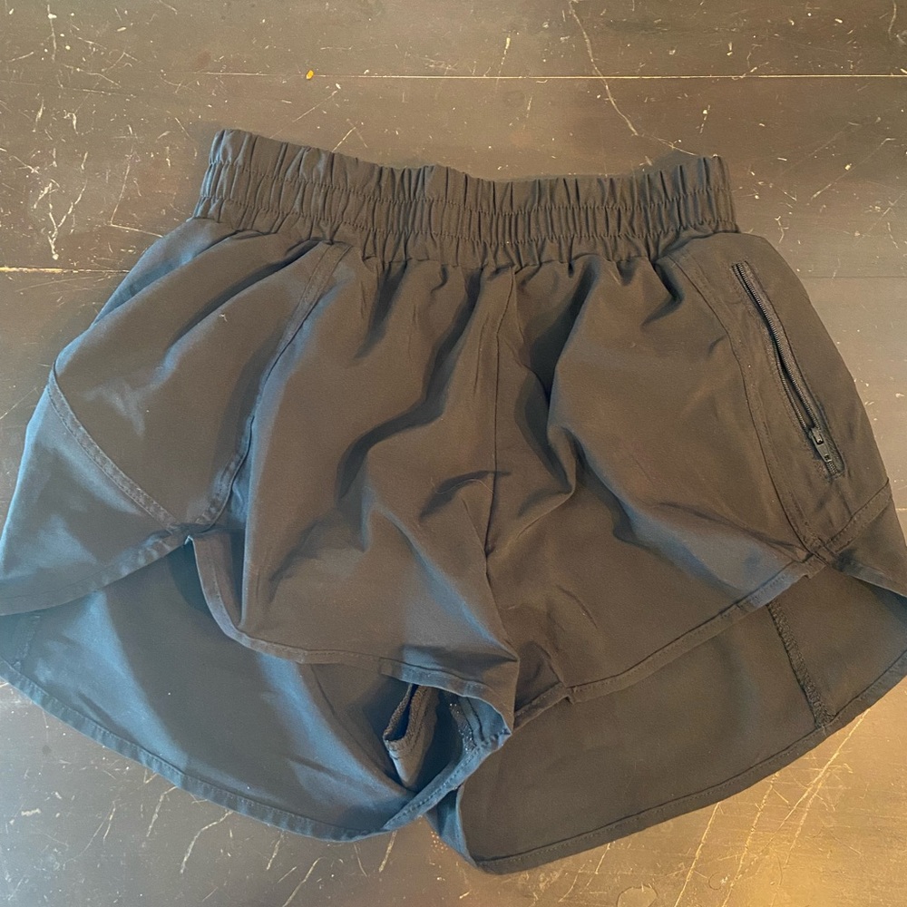 Black high waisted athletic shorts size small